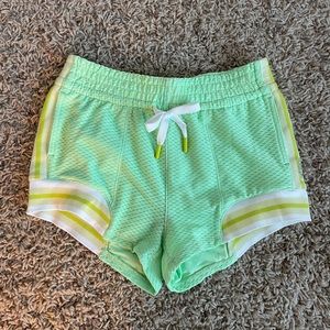 Free people green varsity shorts